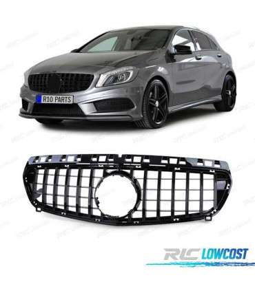 CALANDRE MERCEDES CLASSE A W176 GT 12-15 NOIR BRILLANT