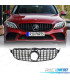 CALANDRE MERCEDES CLASSE C W205 14-18 LOOK AMG GT NOIR BRILLANT