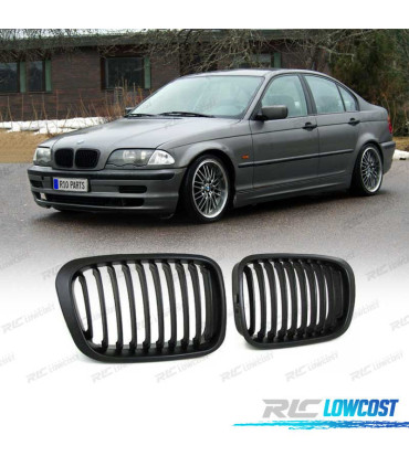 CALANDRES BMW E46 4D 98-01 NOIR LOOK M