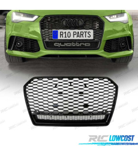 CALANDRE AUDI A6 4G 11-14 LOOK RS6 GLOSS BLACK