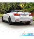 AILERON BECQUET BMW SÉRIE 4 F33 F83 CABRIO 13-18 LOOK M4 NOIR BRILLANT
