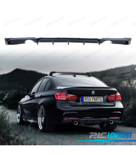 DIFFUSEUR BMW F30 F31 11-15 LOOK M PERFORMANCE DOUBLE SORTIE