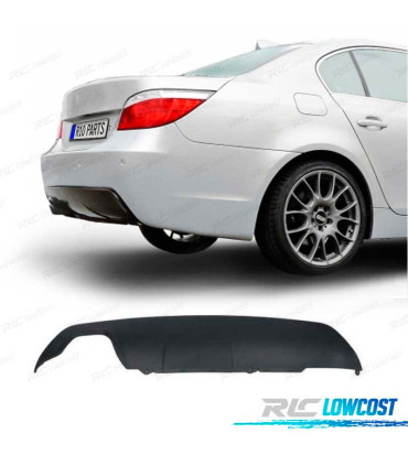 DIFFUSEUR BMW E60 03-10 LOOK M DOUBLE SORTIE