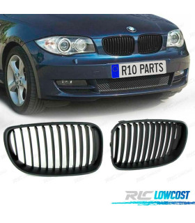CALANDRE AVANT BMW E81 E82 E87 E88 07-12 NOIR MAT
