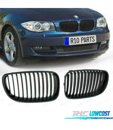 CALANDRE AVANT BMW E81 E82 E87 E88 07-11 NOIR MAT
