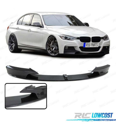 SPOILER AVANT BMW F30 F31 11-15 LOOK M PERFORMANCE CARBONE