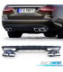 DIFFUSEUR MERCEDES CLASSE C S205 14-18 LOOK AMG NOIR MAT + SORTIES D'ÉCHAPPEMENT