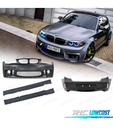 KIT CARROSSERIE BMW E87 LOOK 1M SANS PDC