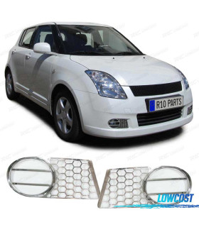 GRILLE ANTIBROUILLARD SUZUKI SWIFT MZ EZ 05-08 CHROMÉ