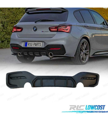 DIFFUSEUR BMW F20 LCI 15-19 LOOK M PERFORMANCE NOIR MATE O--O