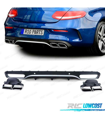 DIFFUSEUR ARRIÈRE MERCEDES CLASSE C C205 COUPÉ 15-18 AMG PDC