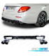 DIFFUSEUR MERCEDES CLASSE E W213 SEDAN 16-19 LOOK AMG E53 NOIR BRILLANT + SORTIES D'ÉCHAPPEMENT