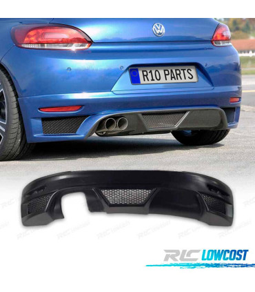 DIFFUSEUR ARRIÈRE VOLKSWAGEN VW SCIROCCO 08-17 LOOK RIEGER ABS