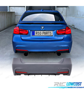 PARE-CHOCS ARRIÈRE BMW F30 LOOK M PERFORMANCE DOUBLE SORTIE