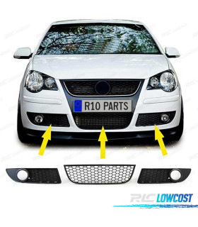GRILLES VOLKSWAGEN VW POLO 05-09 INFÉRIEUR BROUILLARD