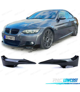 SPLITTERS PARE-CHOCS BMW E92 E93 06-10 LOOK M NOIR BRILLANT