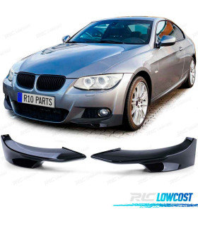 SPLITTERS PARE CHOCS BMW E92 E93 10-13 LOOK M NOIR BRILLANT