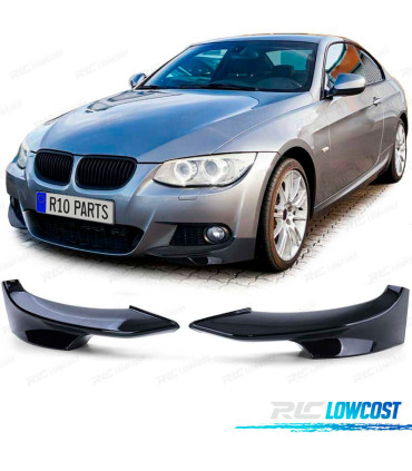 SPLITTERS PARE CHOCS BMW E92 E93 10-13 LOOK M NOIR BRILLANT