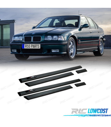 MOULURES LATÉRALES PORTES BMW E36 BERLINE TOURING LOOK M3
