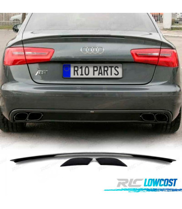 AILERON BECQUET LAME DE COFFRE AUDI A6 C6 BERLINE 04-11 LOOK ABT ABS