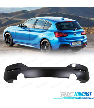 DIFFUSEUR ARRIÈRE BMW F20 F21 LCI 15- LOOK M DOUBLE SORTIE