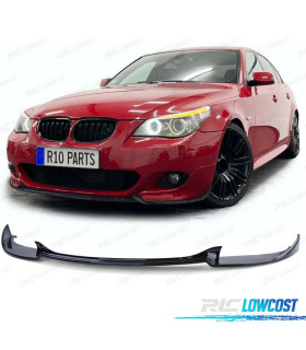LÈVRE DE SPOILER BMW E60 E61 07-09 LOOK M5 NOIR BRILLANT
