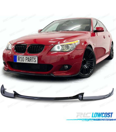 LÈVRE DE SPOILER BMW E60 E61 07-09 LOOK M5 NOIR BRILLANT