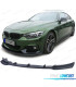 SPOILER LAME AVANT BMW F32 F33 F36 13- LOOK M NOIR MAT
