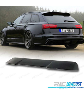 AILERON SPOILER DE TOIT AUDI A6 16-18 NOIR BRILLANT