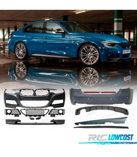 KIT CARROSSERIE BMW F30 LOOK M PERFORMANCE DOUBLE SORTIE