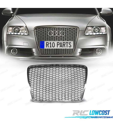 CALANDRE AUDI A6 4F 08-11 LOOK RS6 CHROMÉ