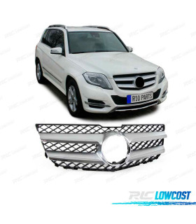 CALANDRE MERCEDES GLK X204 12-15 LOOK AMG NOIR ARGENT