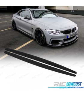 RAJOUTS DE BAS DE CAISSE BMW F32 F33 F36 13-18 LOOK M TECH NOIR BRILLANT