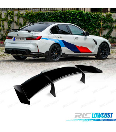 AILERON SPOILER BMW G80 G22 19-22 LOOK CS NOIR BRILLANT