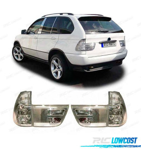 FEUX ARRIÈRE BMW X5 E53 99-03 CHROMÉ ARGENTÉ