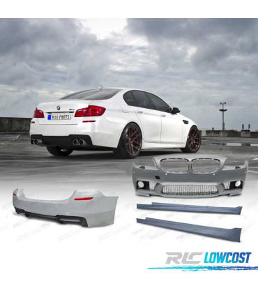 KIT CARROSSERIE BMW F10 13-17 PDC + LAVE PHARES LOOK M5