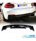 DIFFUSEUR BMW F22 F23 LOOK M PERFORMANCE NOIR BRILLANT DOUBLE SORTIE