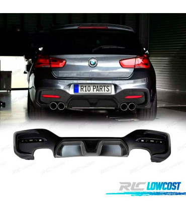 DIFFUSEUR BMW F20 LCI 15-19 LOOK CS NOIR MATE OO---OO