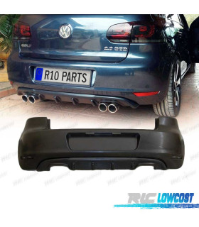 PARE-CHOCS ARRIÈRE VOLKSWAGEN VW GOLF 6 08-13 DOUBLE SORTIE