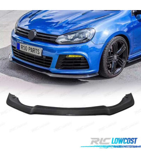 SPOILER LAME PARE-CHOCS AVANT VOLKSWAGEN VW GOLF 6 R20 08-12 CARBONE