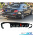 DIFFUSEUR MERCEDES CLASSE E W213 16-19 LOOK AMG BRABUS NOIR BRILLANT