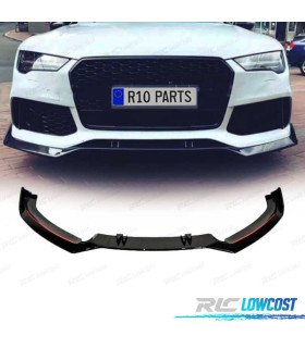 SPOILER LAME DE PARE-CHOCS AVANT AUDI A7 LOOK RS7 11-18 NOIR