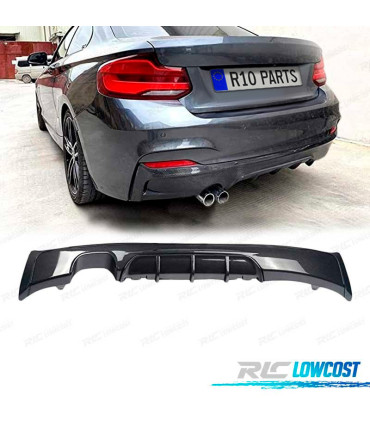 DIFFUSEUR ARRIÈRE BMW SERIE 2 F22 F23 13- LOOK M PERFORMANCE CARBONE