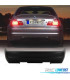 PARE-CHOCS ARRIÈRE BMW E46 COUPE CABRIO 98-04 LOOK M3 2 DOUBLE SORTIES
