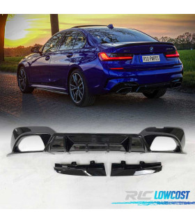 DIFFUSEUR BMW G20 G21 19-22 LOOK COMPETITION NOIR BRILLANT