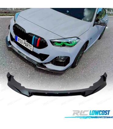 SPOILER LAME DE PARE-CHOCS AVANT BMW F44 LOOK M PERFORMANCE NOIR BRILLANT