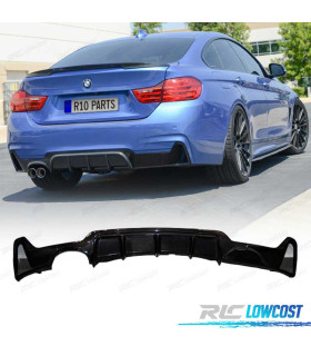 DIFFUSEUR BMW F32 F33 F36 13-18 LOOK M PERFORMANCE CARBONE DOUBLE SORTIE GAUCHE