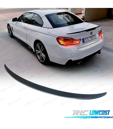 AILERON LAME DE COFFRE BMW F33 F83 LOOK M4 NOIR