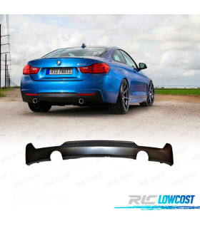 DIFFUSEUR BMW F32 F33 F36 LOOK M DOUBLE SORTIE SIMPLE