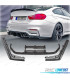 DIFFUSEUR BMW F80 F82 F83 LOOK M4 CARBONE DOUBLE